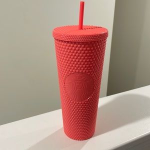 Pink Studded Starbucks Tumbler